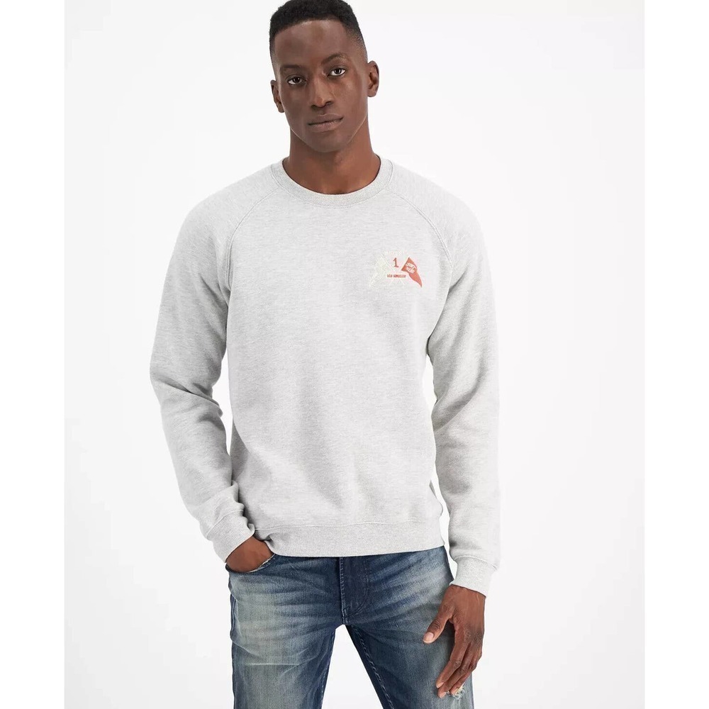 𝅺heroes Motors Gray Men's Embroidered Logo Sweatshirt - XL